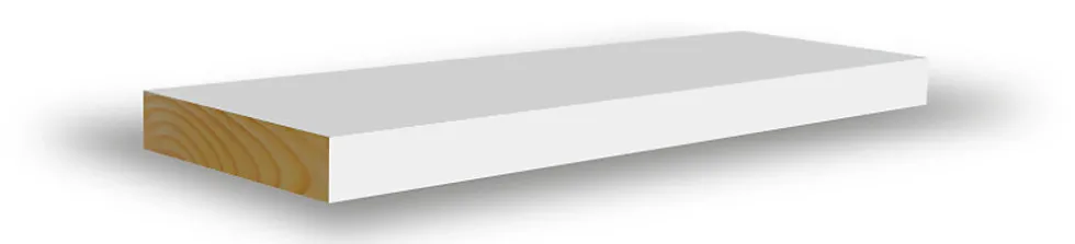 Glattkantlist furu S0502Y 9x58x4400 mm