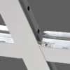 Glava luna tverrprofilt35 hvit 1200 l = 1200 mm