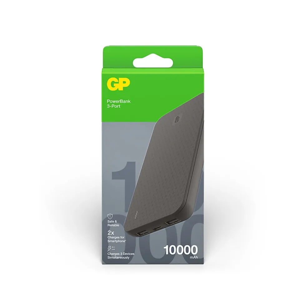 GP Powerbank Plus 10000mAh Black