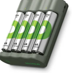 GP Recyko Everyday batterilader B441 + 4xAA 210mAh NiMH-batt
