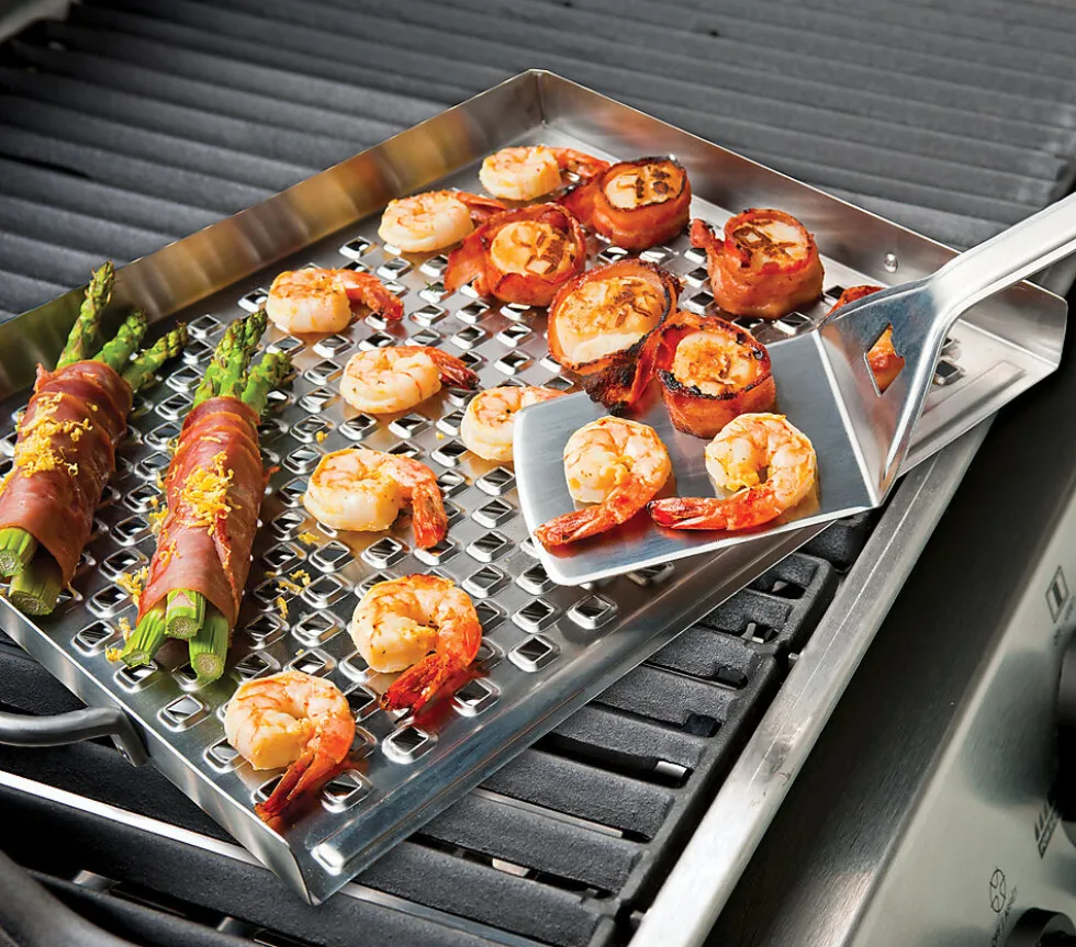 Grillspade med flaskeåpner
