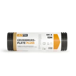 Grunnmursplate pluss 1x15m
