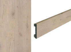Gulvlist vinyl 17 stk 2400X13X58 mm Desert