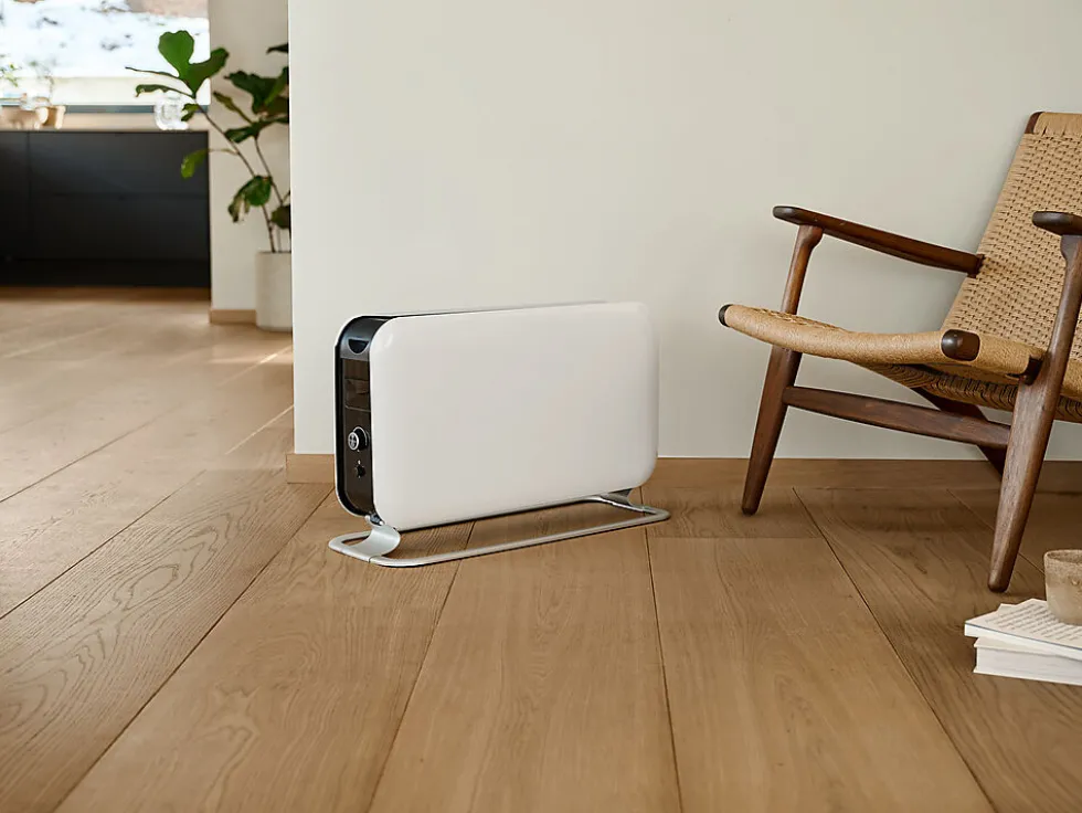 Gulvovn med WiFi 1500W hvit