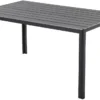 Hagebord alu/polywood 150x90cm grå