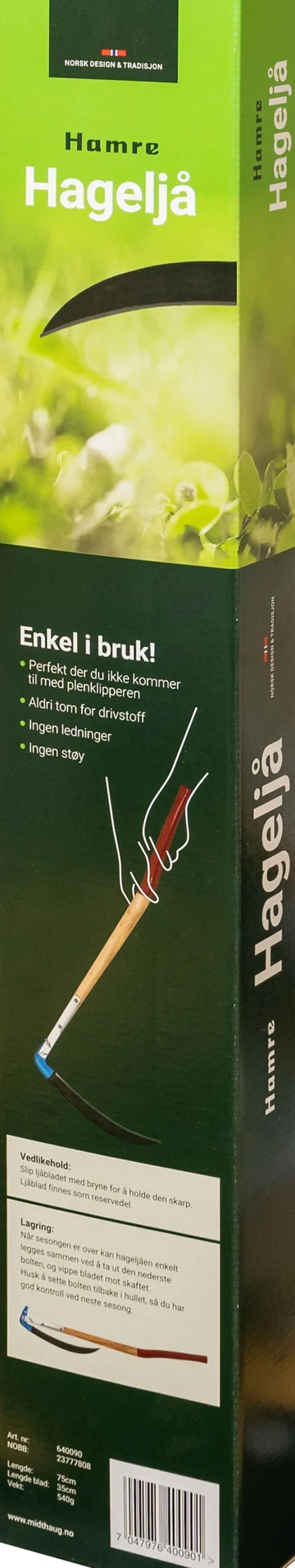 HAGELJÅ M/TRESKAFT KOMP HAMRE LEVERES OGSÅ I LJÅTORG (30STK)