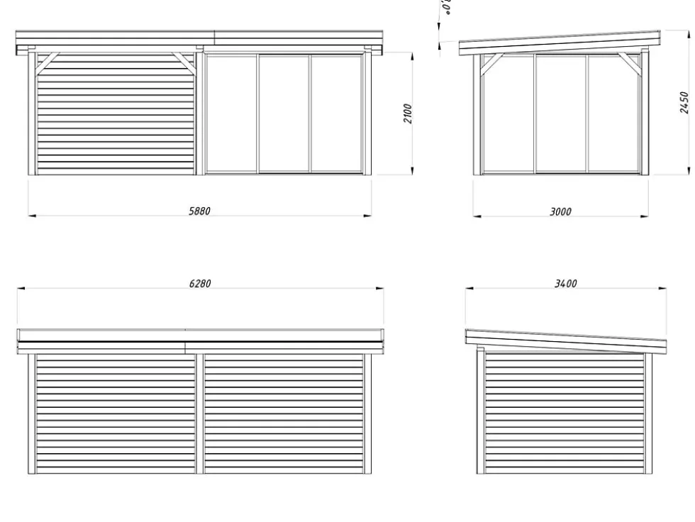 Hagestue Lenna 405 slide 16,6 m2