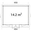 Hagestue Lisa 14,2 m2