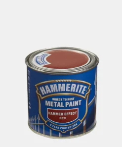 Hammerite hammer rød 0,25l metallmaling hammer effect rød