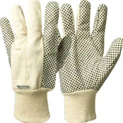 Hanske bomull 8 med polkadots