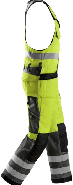 Helbukse 0213 HP gul/sort 50 klasse 2 High-Vis