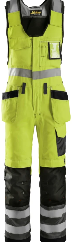 Helbukse 0213 HP gul/sort 50 klasse 2 High-Vis