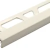 Hjørnelist firkant 8mm hvit alum