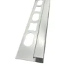 Hjørnelist firkant polert 10mm aluminium