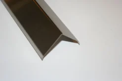 Hjørnelist 50x50 mm rustfri børstet 1,5 meter