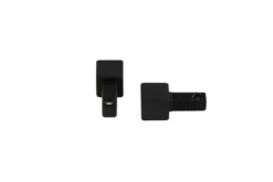 Hjørne 12,5mm svart matt alu squarejolly pk a 2 stk