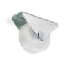Hjul 40mm elf/hvit plast fastsb 41 pk4 stk max 40kg stålplat24x58