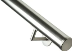 Håndløperkrok 740 i sølvfarget aluminium