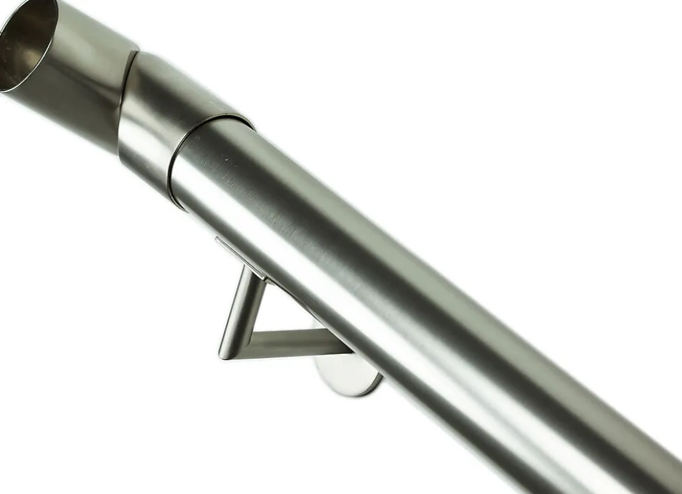 Håndløperkrok 740 i sølvfarget aluminium