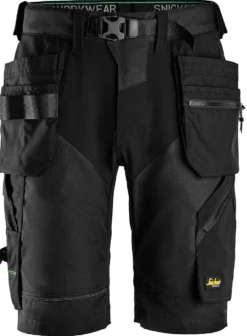 Håndverkshorts 6904 FLexiWork+ Sort str 58