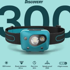 Hodelykt Discovery CH44 300 lumen