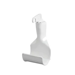 Holder for garderobestang hvit