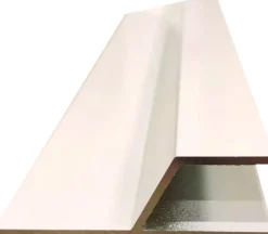 Horisontallist alu hvit 3000mm 12,3x50x3000mm