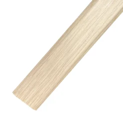 Hvit alu eik overgangslist 25mm 2m