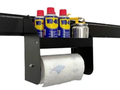 Hylle med tørkerullholder 325x152x297 mm