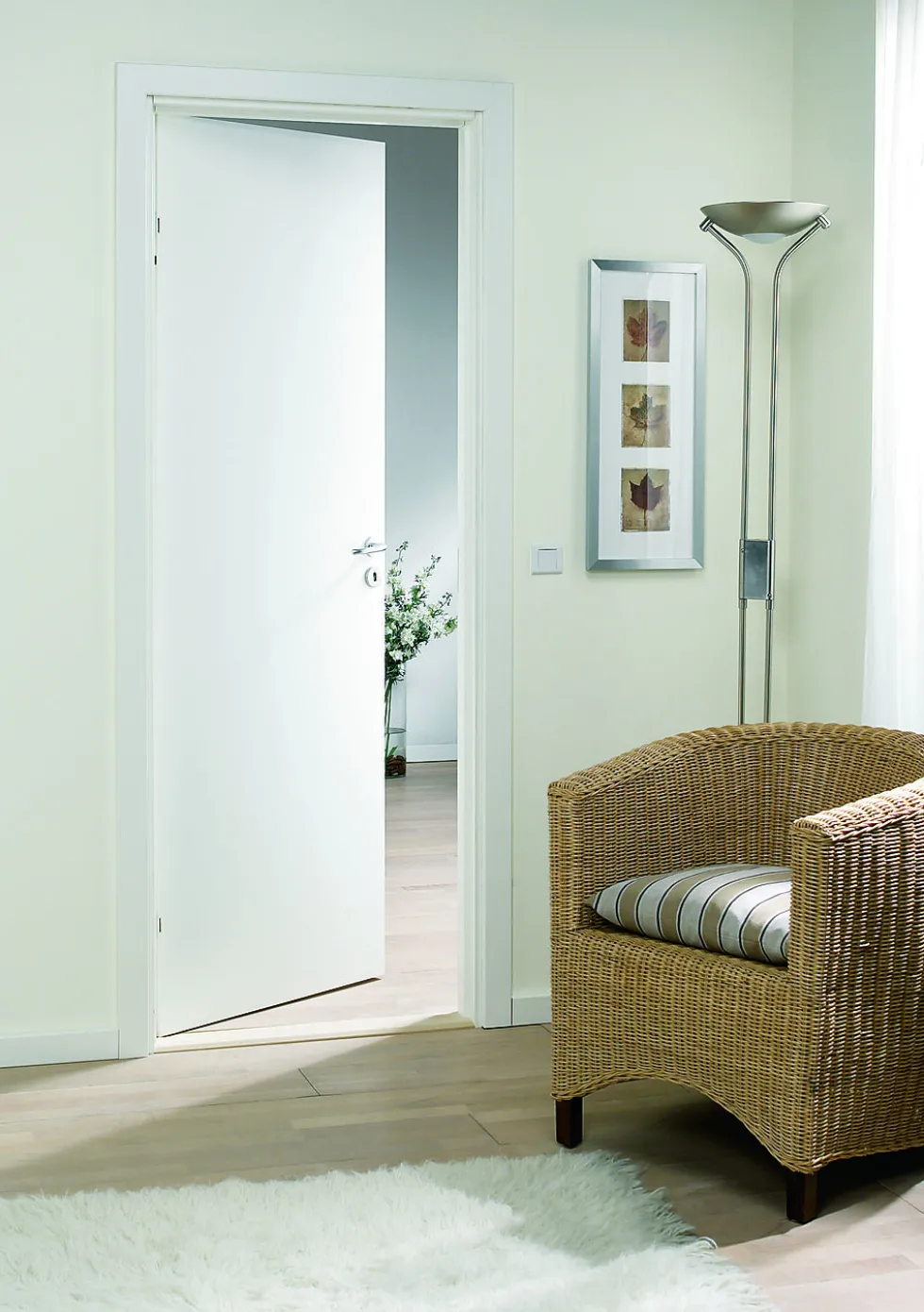 Innerdør Easy GW 80x200 cm hvit bomull