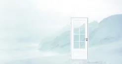 Innerdør Ida kompakt NY helglass klassisk 80x210 cm