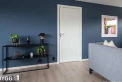 Innerdør Sletten hvit 80x200 cm