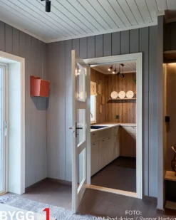 Innerdør Stil 3 med glass svart 80x210 cm