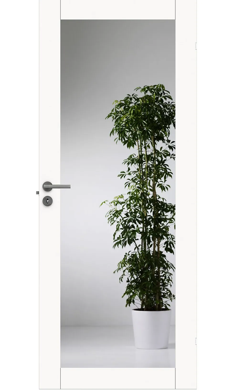 Innerdør Unique GW01L 90x210 cm hvit