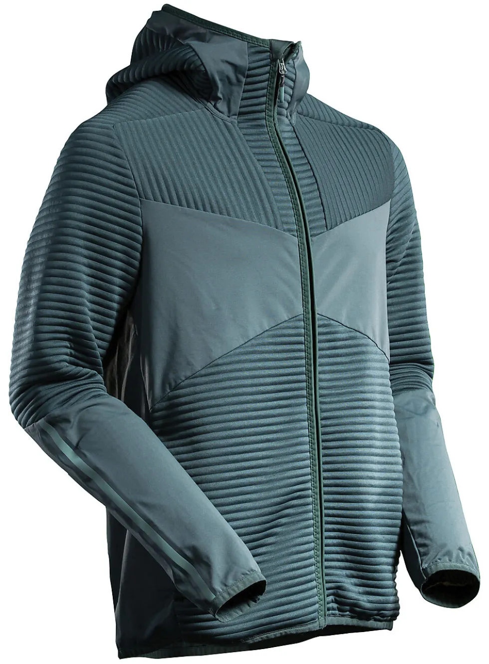 Jakke 22603 skogsgrønn 3xl med hette