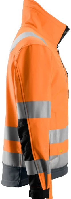 Jakke softshell highvis oransje XS