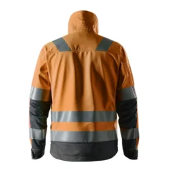 Jakke softshell highvis oransje XS