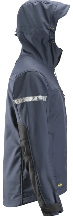 Jakke 1229 softshell s mblå snickers workwear