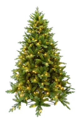 Juletre kunstig Gyda med LED-lys 180 cm
