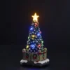 Juletre med LED-lys og musikk 11,7x11,7x22,5 cm