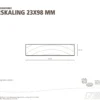 Justert forskaling gran/furu 23x98 mm