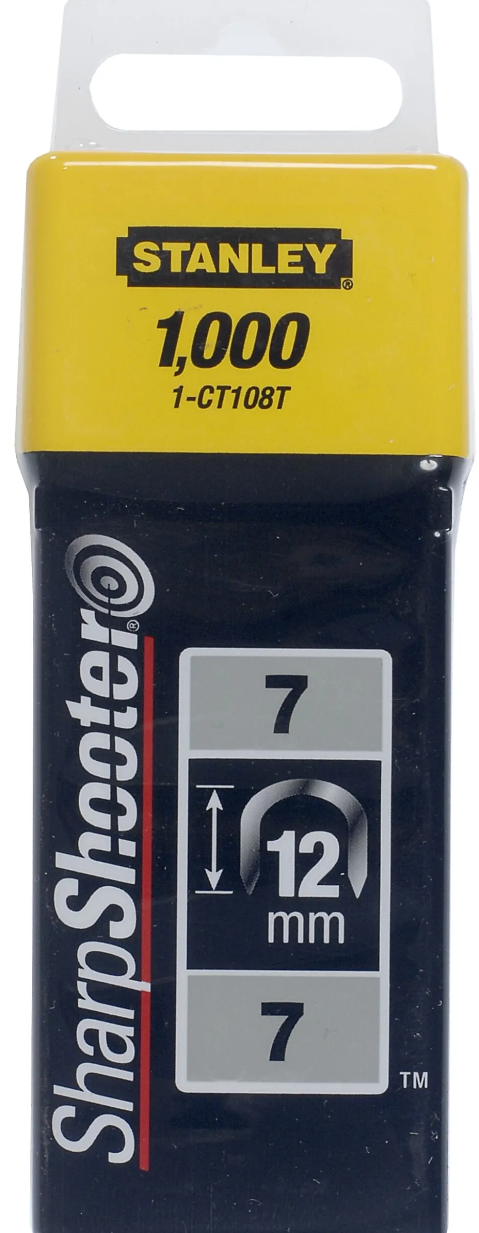 Kabelstift 12mm 1/2"1000stk1-ct108t stanley 1/2" 1000stk
