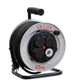 Kabeltrommel 4 uttak 20 m 3G2,5