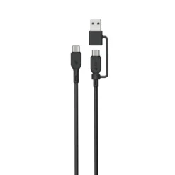 Kabel USB-C til C og A-adapter 240W 1,5 meter
