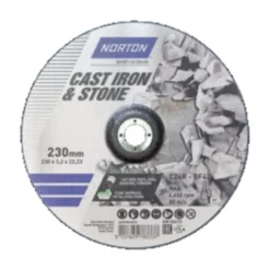 Kappeskive 125x2,5x22,2 cast&stone norton 5" kappeskive c24t