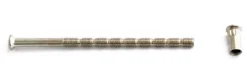 Kappeskruesett M5x90 mm forniklet messing