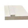 Karmlist sett 122 mm flat terskel hvit bomull S0502-Y 80x210 cm