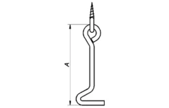 Kastekrok 130 mm elforsinket