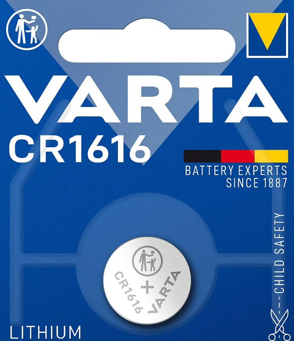 Knappcellebatteri cr1616