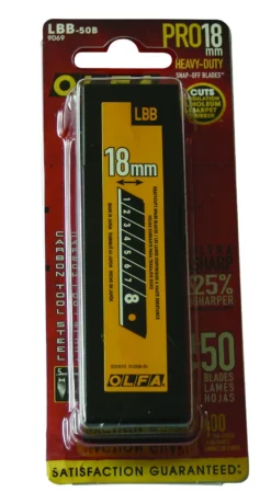 Knivblad ekstra skarpt 18 mm 50 stk